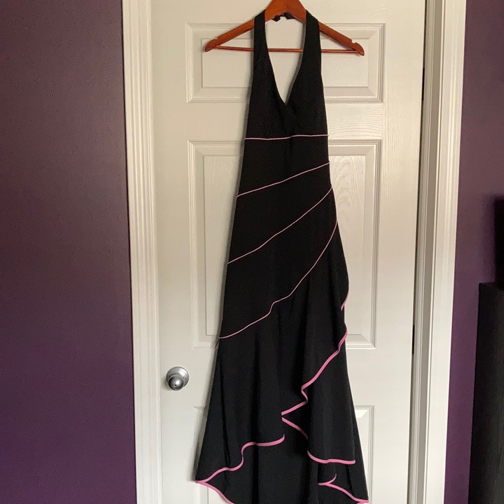 Halter Ankle-Length Evening Gown by Two Roads